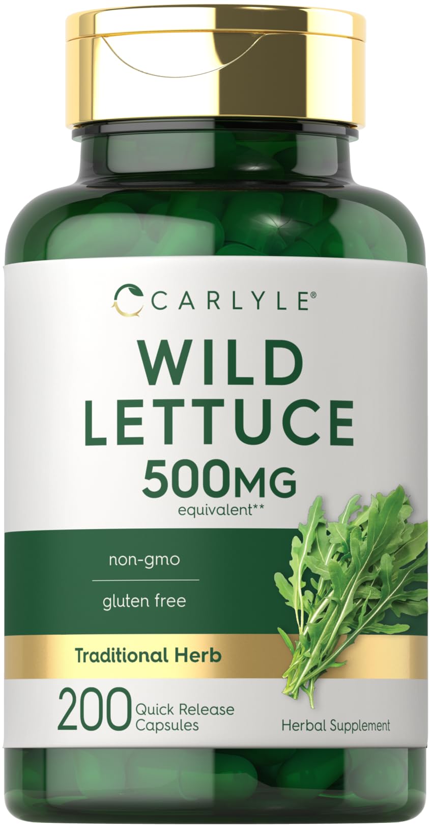 Carlyle Wild Lettuce Extract | 200 Capsules