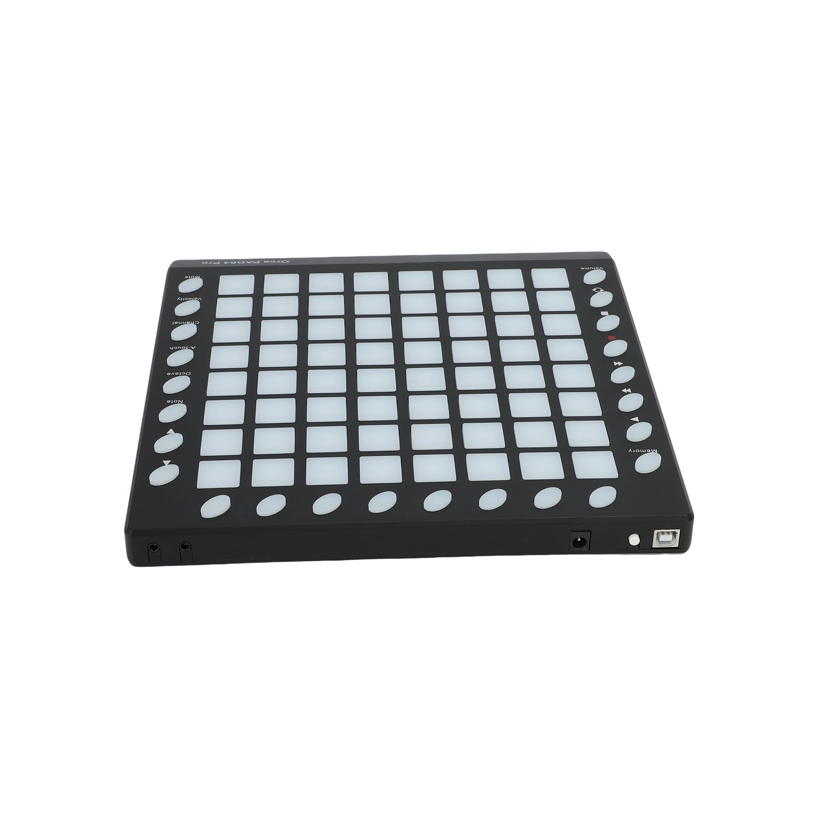 Controller MIDI Strike Pad Retroilluminato RGB, 8 Manopole di Controllo per la Produzione Musicale Mac OSX 10
