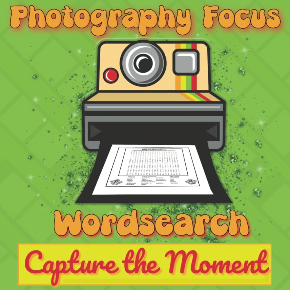 Photography Focus Wordsearch: Capture the Moment