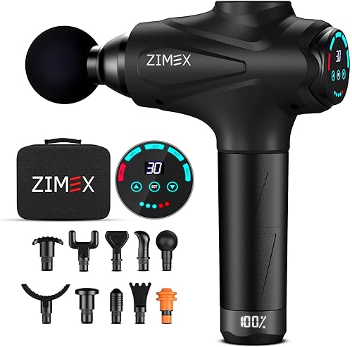 Pistola de masaje muscular Pro Masajeador de tejido profundo para cuello piernas hombros productos de recuperación y alivio del dolor de espalda