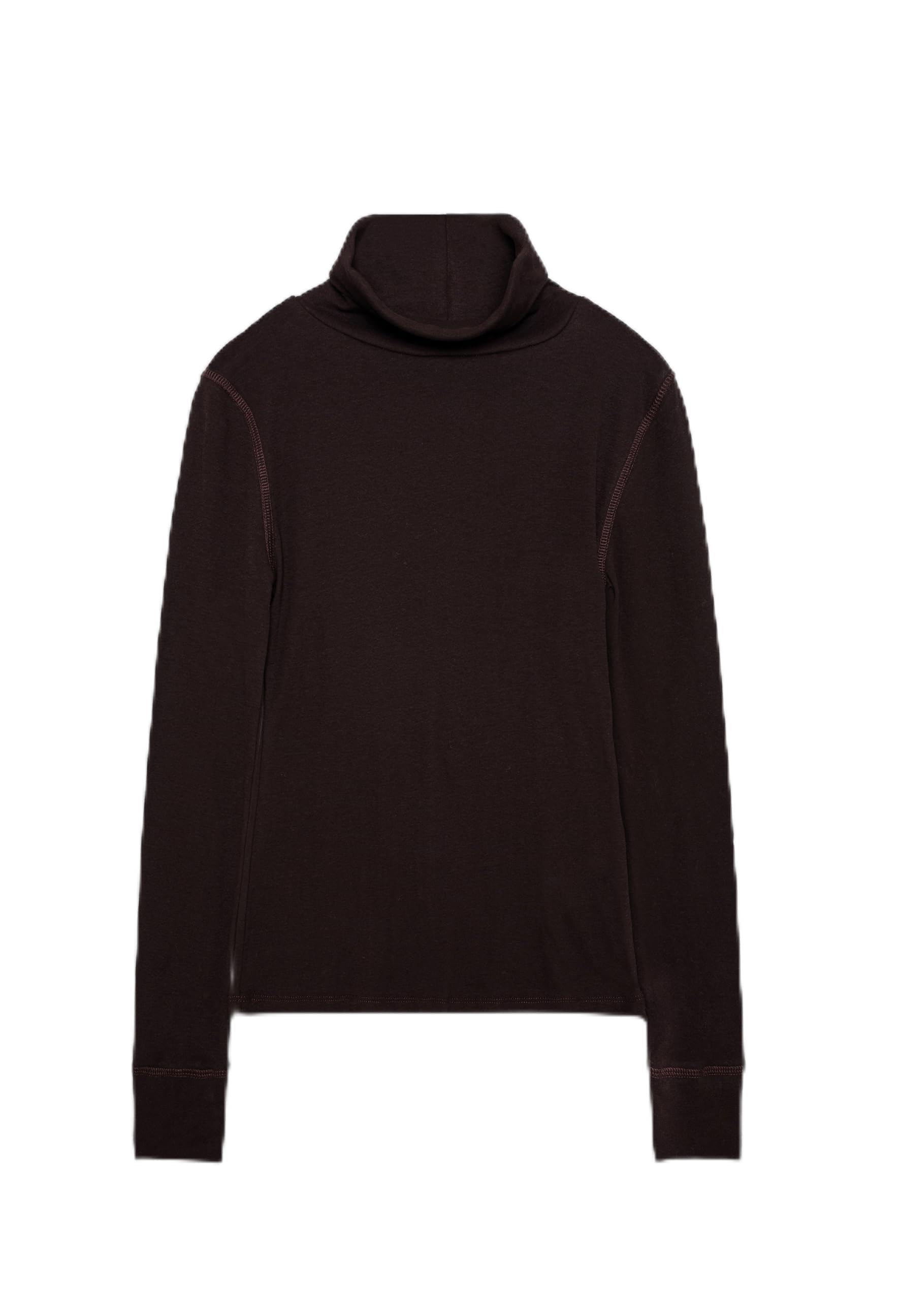 Mavi Damen High Collar Jersey Langarmshirt