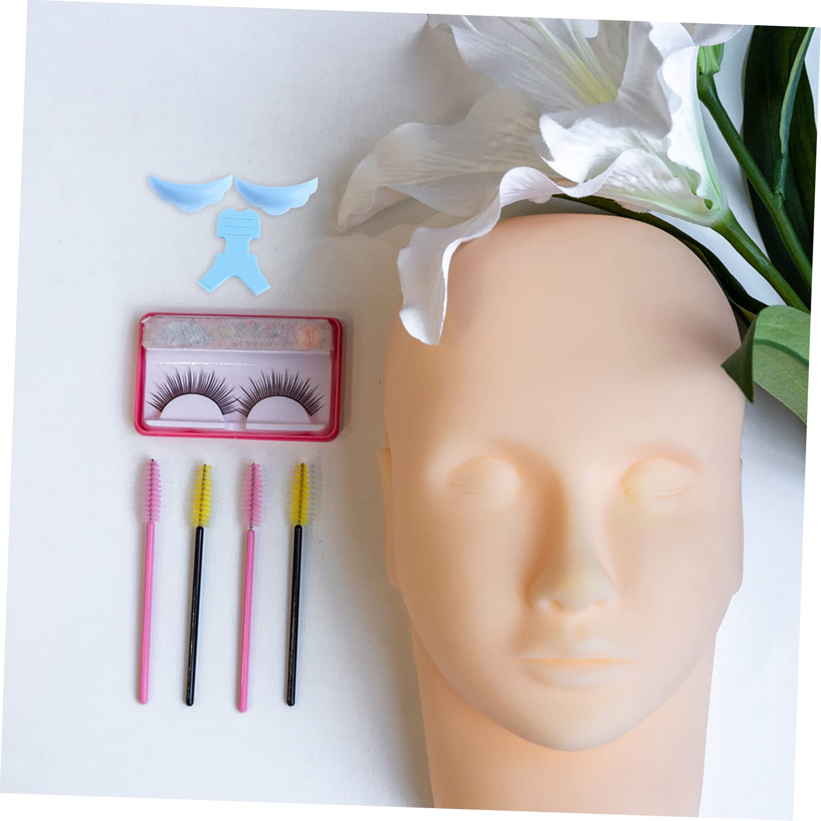 Healeved 20pares Almohadillas Para Perming De Pestañas Con Cepillos y Accesorios Para Belleza Salones y Uso Personal Flexibles y Amigables Piel