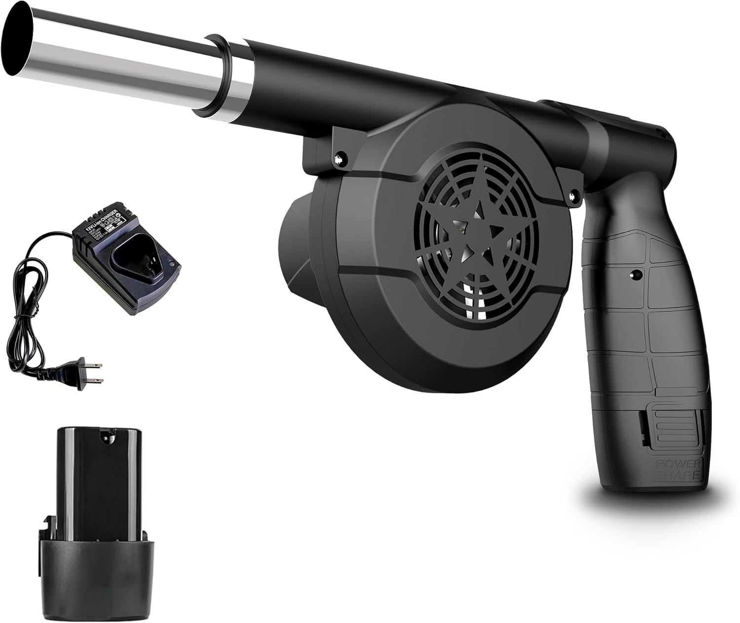 Wireless Electric Bellows Portable Fireplace Tools Air Blower 12V Fan Bellows Fire Wood Stove Blower Outdoor BBQ Camping Fire Fan