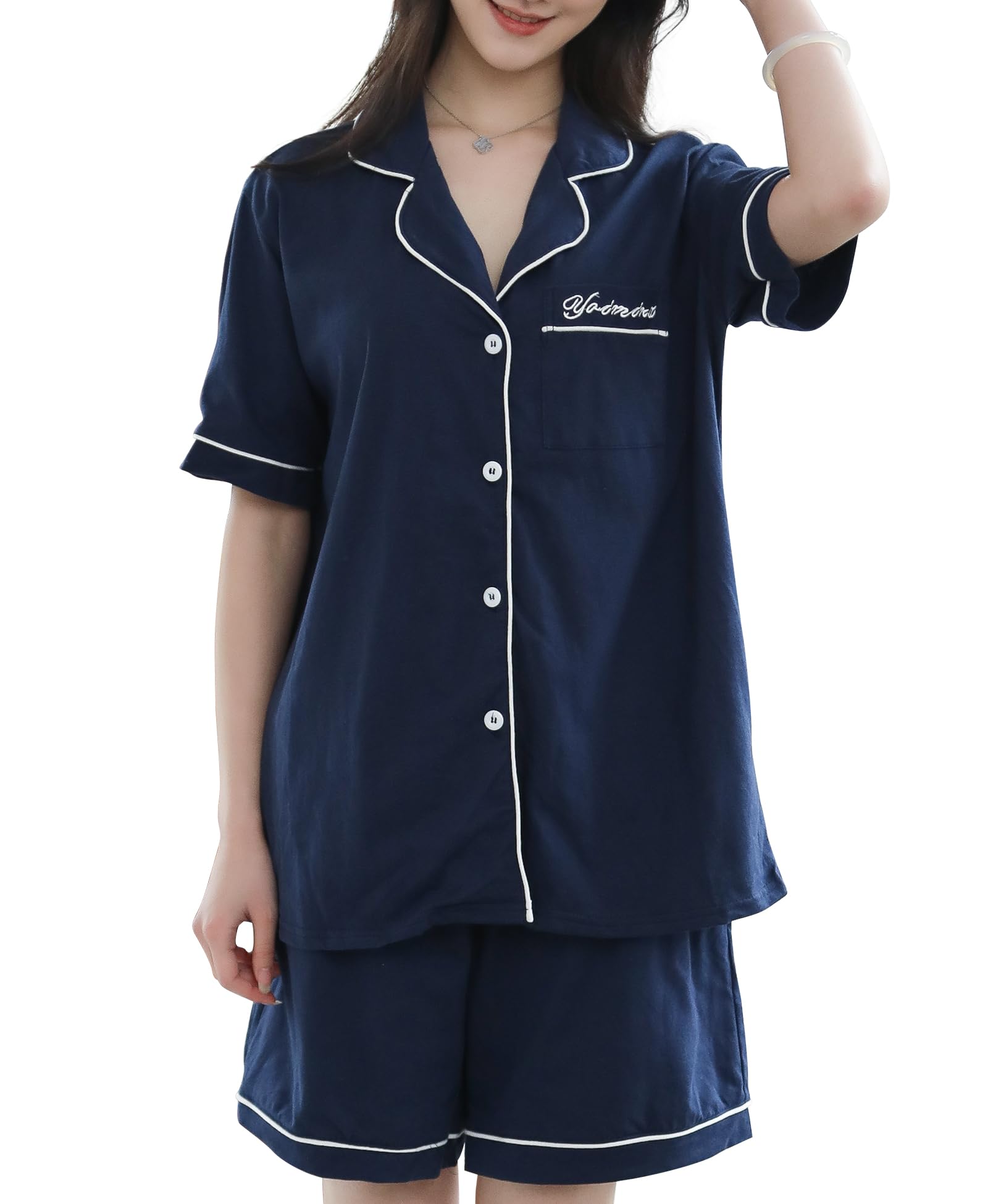 Amazon | [Yoimira] パジャマ レディース 夏 ルームウェア