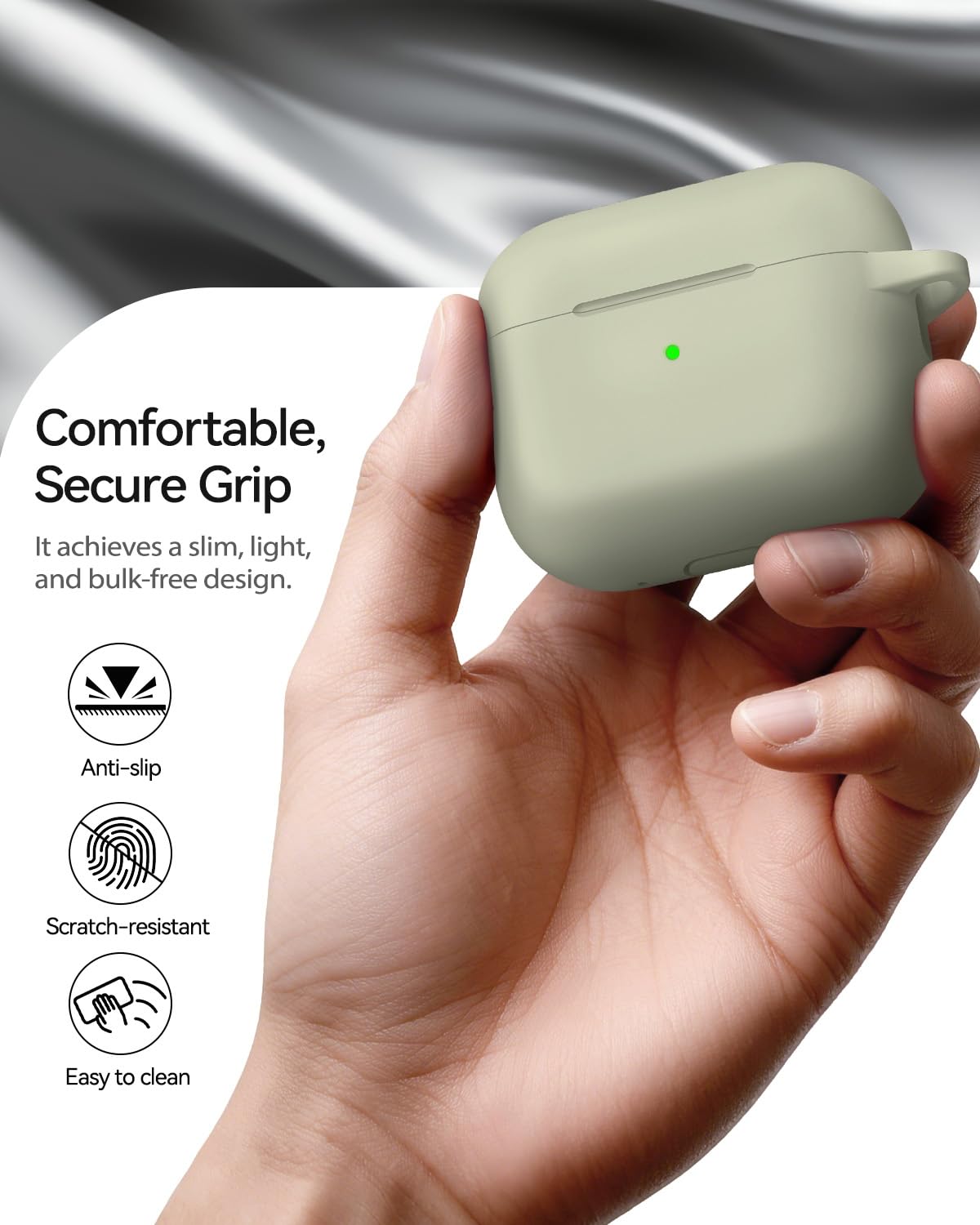 Etui do AirPods Pro 3, do AirPods Pro 3, AA2-Khaki