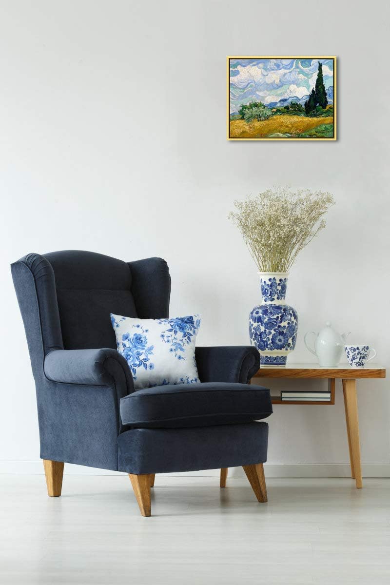 Wieco Art Wheat Field with Cypresses by Van Gogh Famous Oil Paintings Reproduction Extra Large Modern Gallery Wrapped Landscape Giclee Canvas Prints Artwork on Canvas Wall Art for Home Decorations Wieco Art Wheat Field with Cypresses by Van Gogh Famous Oil Paintings Reproduction Extra Large Modern Gallery Wrapped Landscape Giclee Canvas Prints Artwork on Canvas Wall Art for Home Decorations