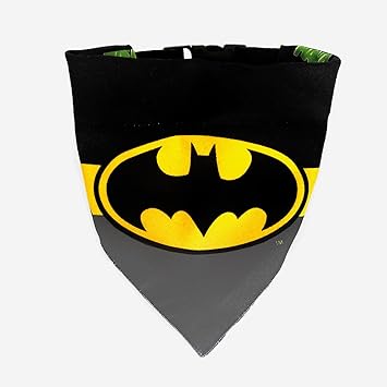 Dark Knight Embroidered Dog Bandana/Scarf with Adjustable Dog Collar (Size - M-L)