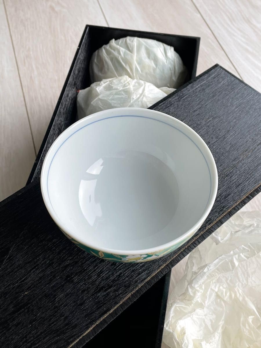 佐賀錦　有田焼　明宝窯　金彩花文様　輪花　中皿　5枚セット　和皿　銘々皿　大皿 有田焼 明宝窯 金彩花文様 輪花 中皿 5枚セット 古伊万里 和皿
