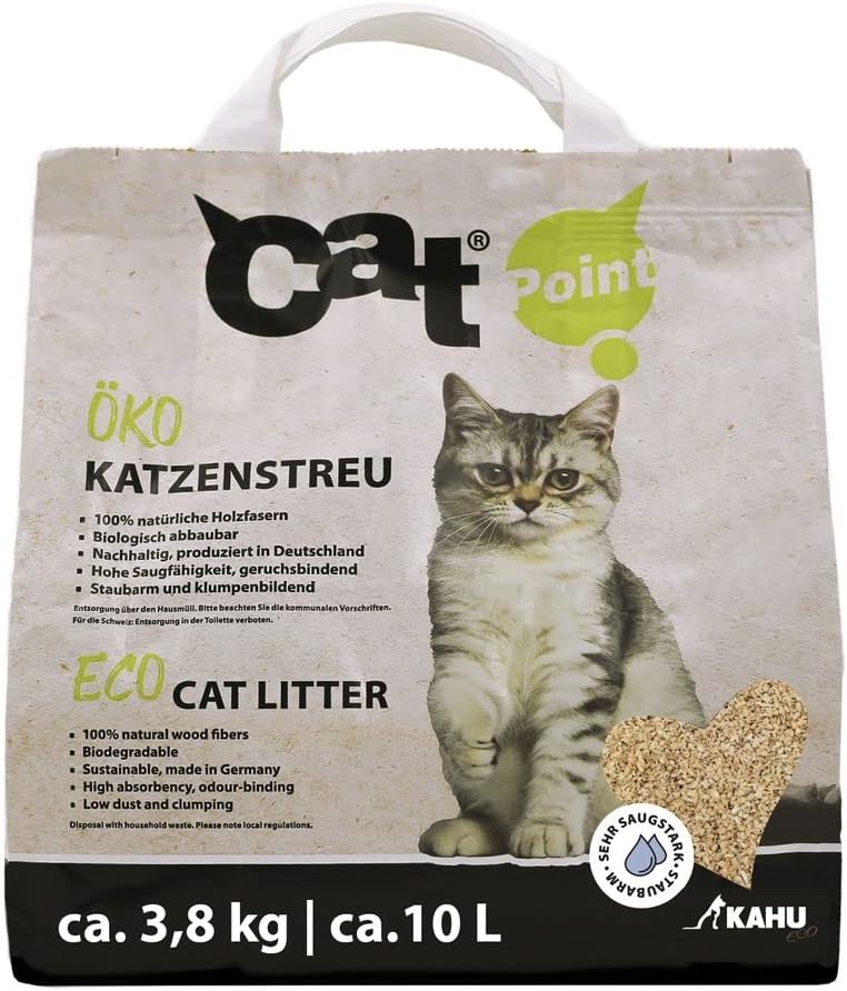Catsan Natural Kompostierbare Klumpstreu für Katzen, 20 Liter (1 Beutel
