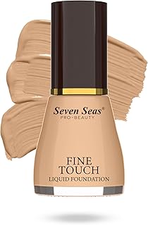 Seven Seas Fine Touch Liquid Foundation | Long Lasting | Waterproof | Lightweight | Matte Finish Foundation for Face Makeu...