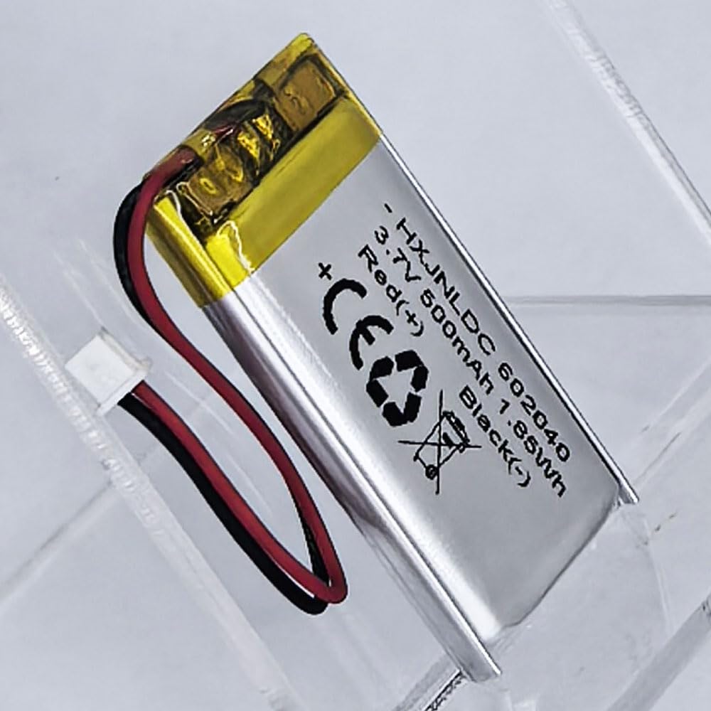 Amazon.com: HXJNLDC DC 3.7V 500mAh 602040 Rechargeable Lithium