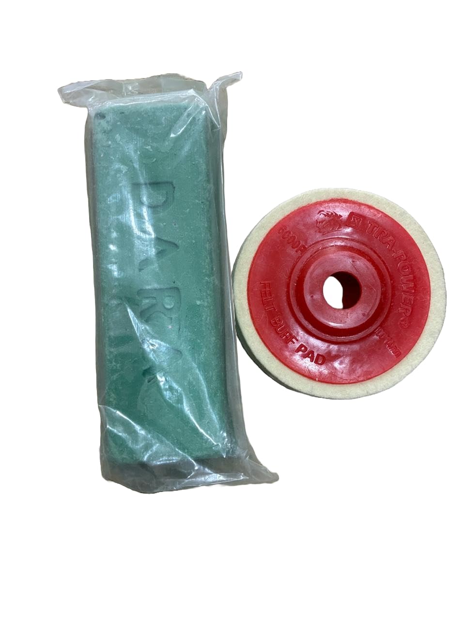 Abrasive green luster pack of 1 with felt 4" included pack of 1