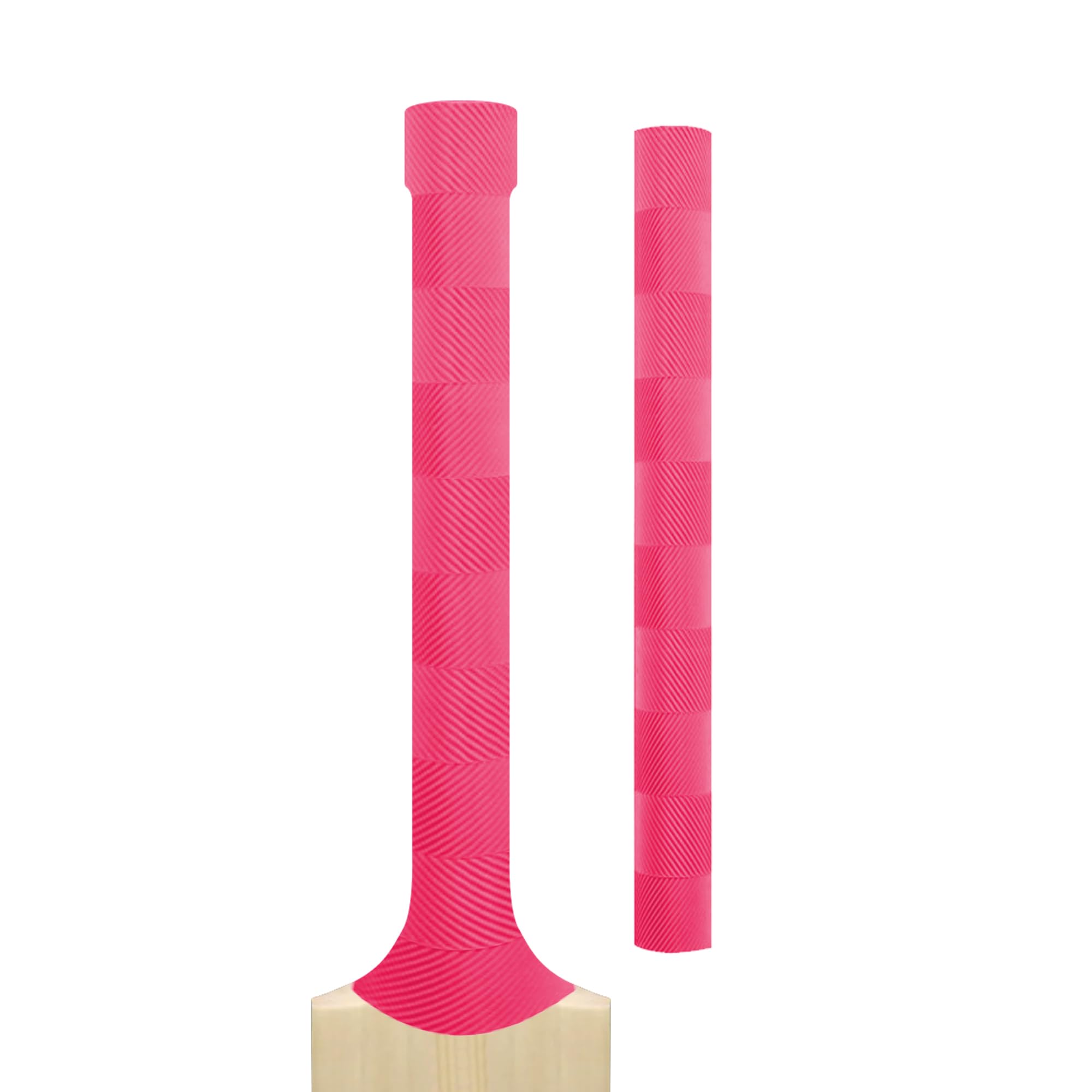Cricket Bat Grips – Premium Rubber Cricket Bat Grip Tape for Maximum Hold & Shock Absorption | 4 Styles | Multi-Color | Pack of 1| Durable Bat Grips Cricket (1, Pink, Chevron)