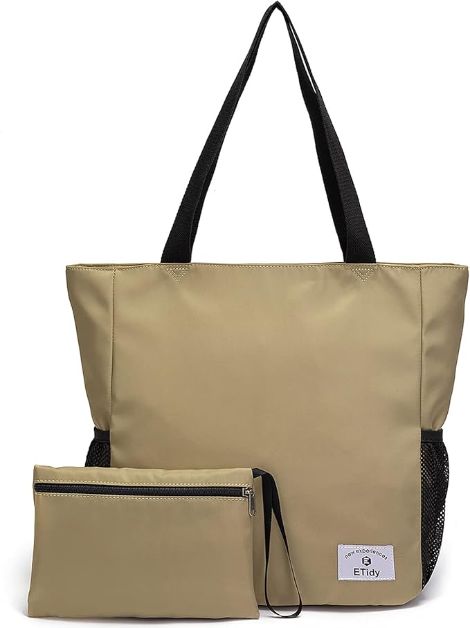 ETidy Large Capacity Foldable Tote Bag With Zipper