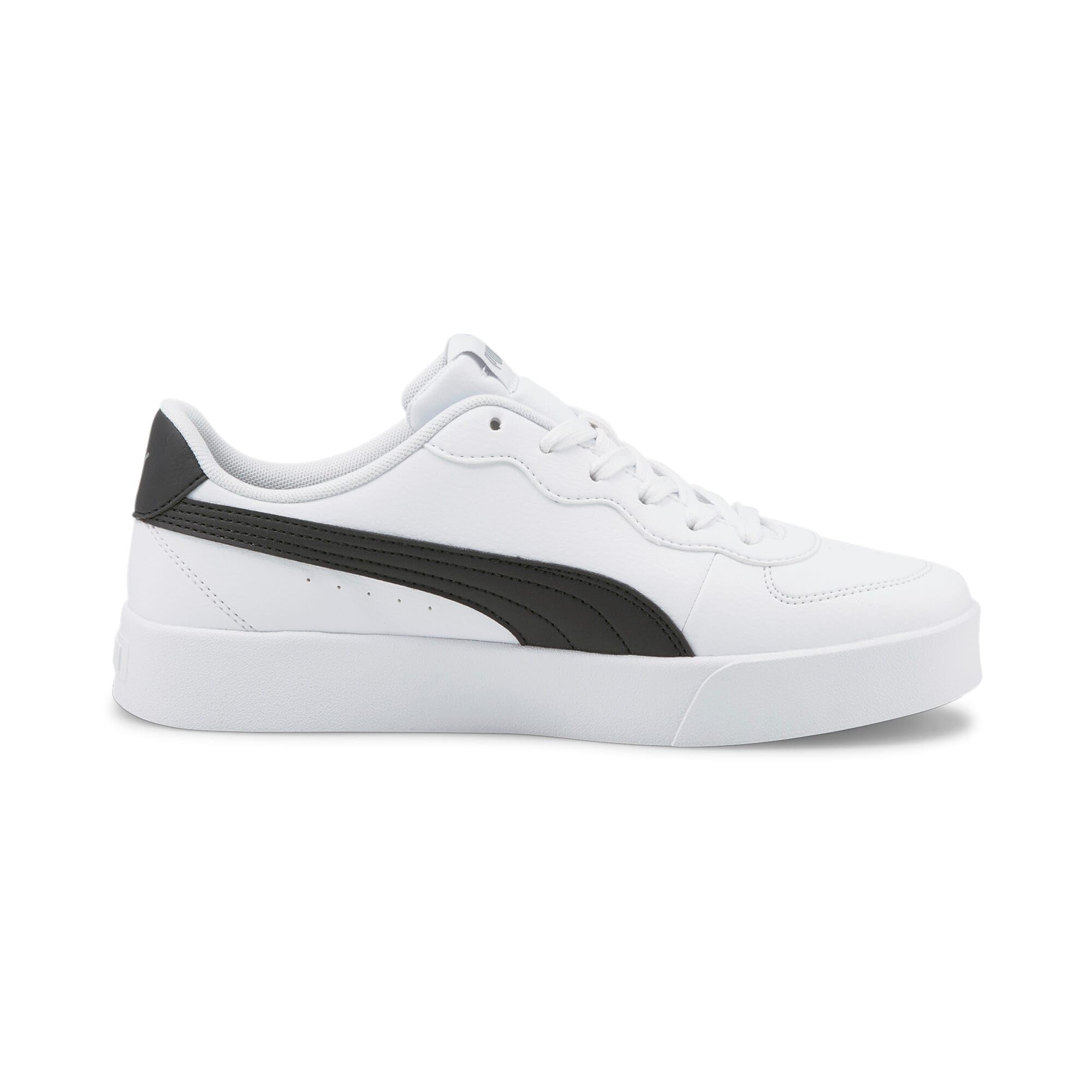 Puma Skye Clean Women's Trainers Kadın Spor Ayakkabı, Puma White-Puma Black, 38