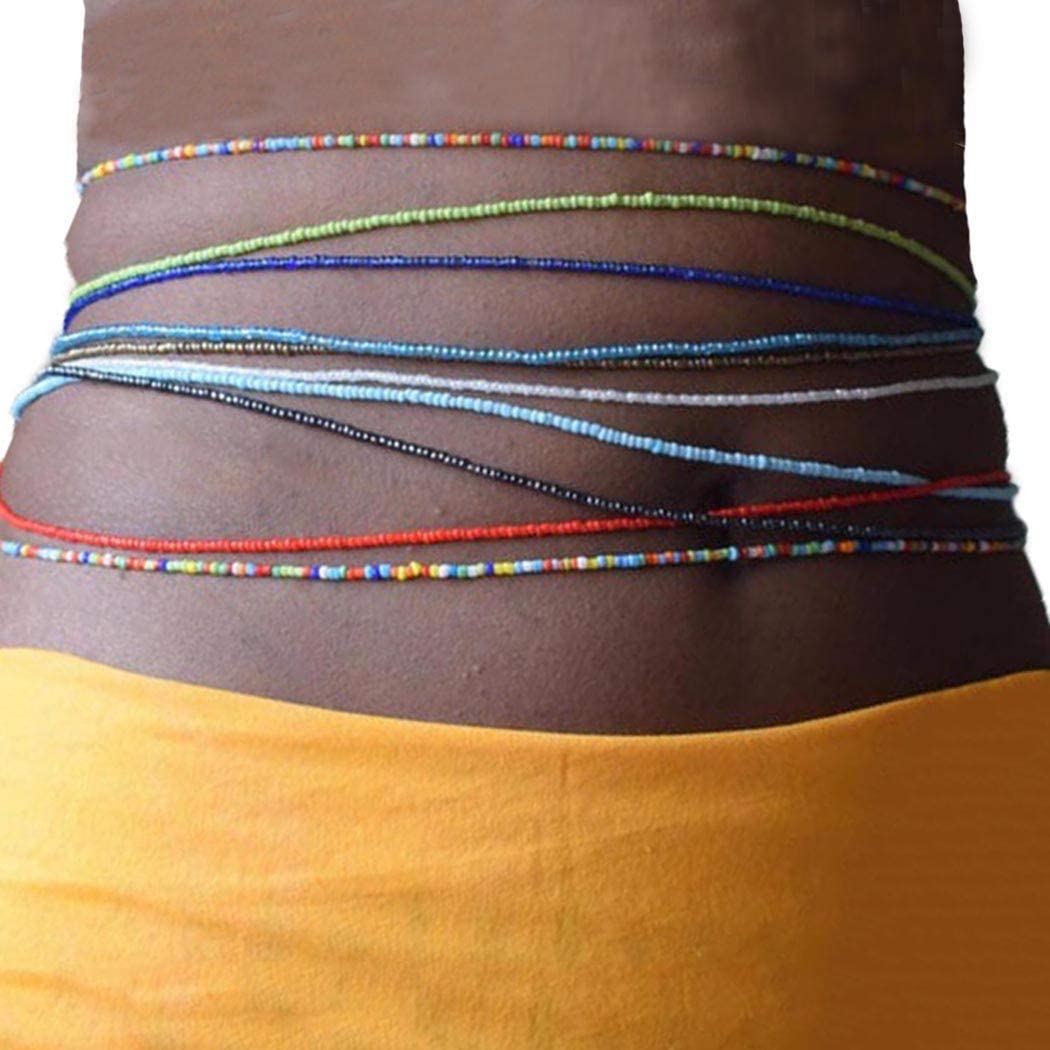 beaded waist chain
