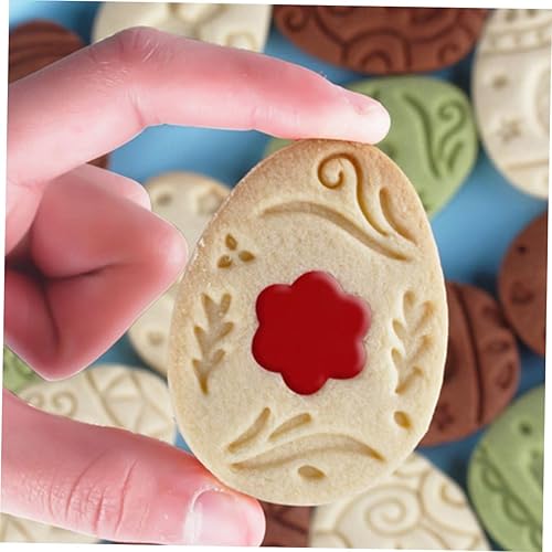 Miniatura 6 de Didiseaon Molde de galletas tridimensional 3D, mini molde para tartas, mini sellos de chispas de chocolate, galletas, herramientas para hornear