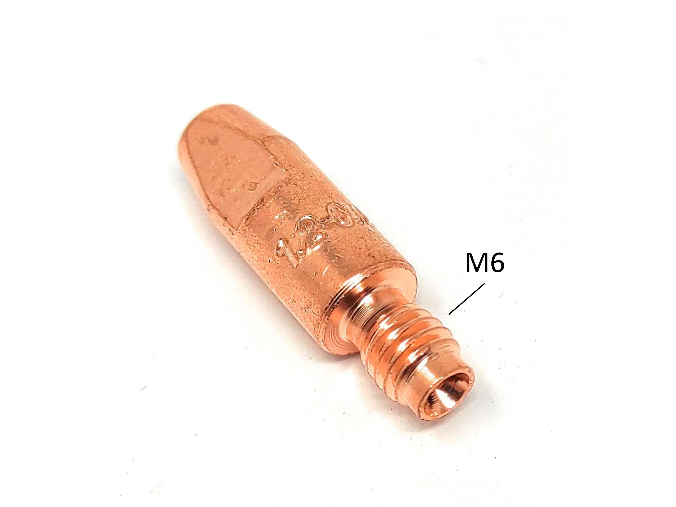 ELCAN 20 Embouts Contact Cuivre M6x28x8mm Pour Torche Soudage 0.8/1.0/1.2mm - Consommables MIG MAG
