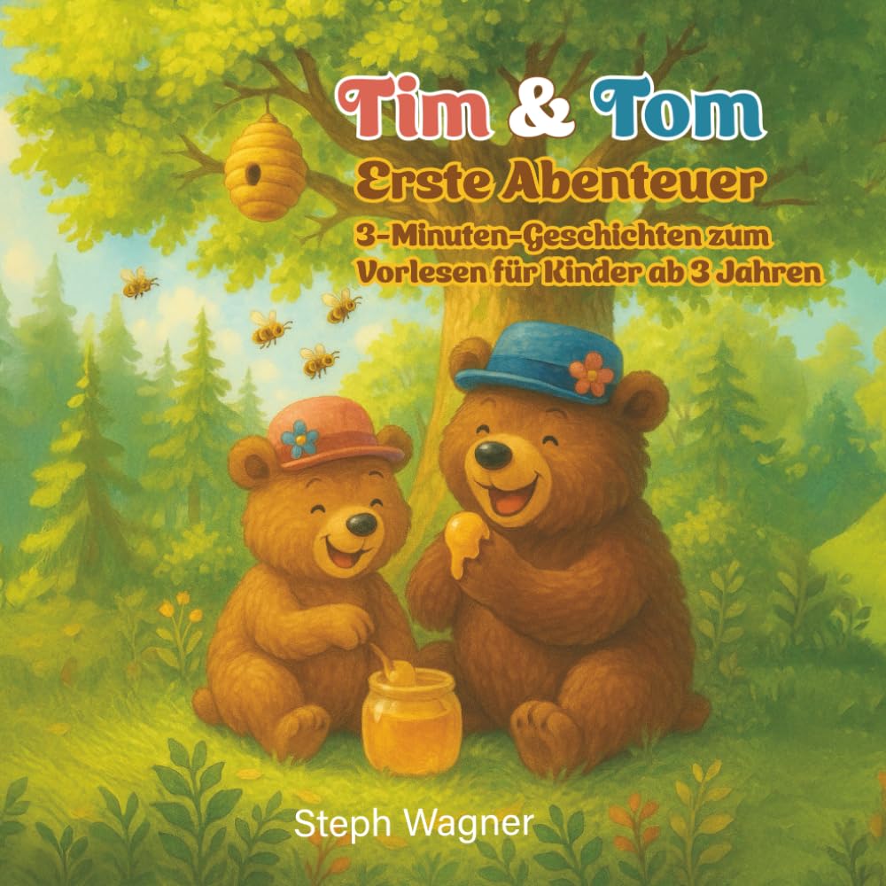 Tim & Tom – Erste Abenteuer: 3-Minuten-Geschichten zum Vorlesen für Kinder ab 3 Jahren (Tim & Tom – Vorlesebücher für Kinder)