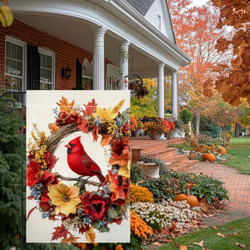 Drapeau de jardin décoration maison cadeau vacances automne - 3