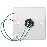 Vista 2 de Presione el botón de salida para el control de acceso de la puerta Botón de presión grande IP68 Impermeable 304 Shell de acero inoxidable NO/COM