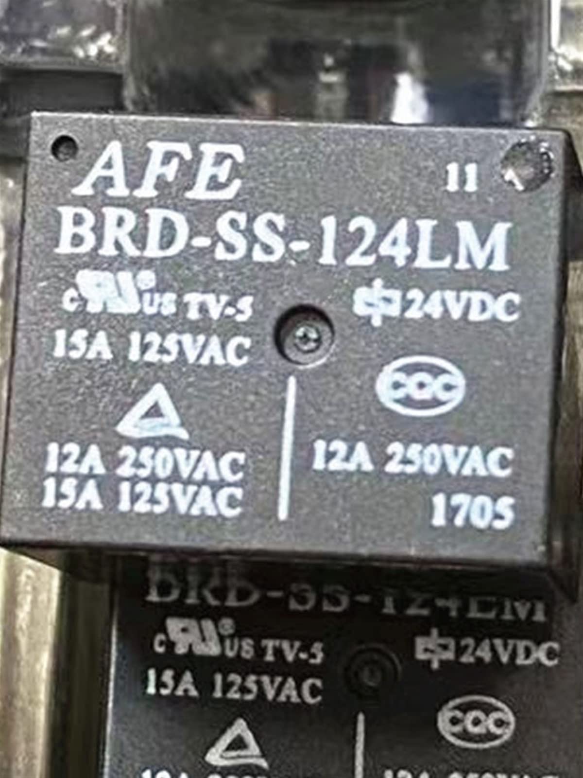 AQHYEBNSR 2 PCS 24V Relay BRD-SS-124LM 24VDC 15A 4PINS