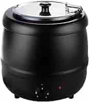TNAMCN 業務用 電気式スープウォーマー 10L スープジャー スープ保温鍋 食品用スープ釜ウォーマー 10L 業務