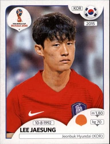 2018 Panini World Cup Stickers Russia #507 Lee Jae-sung Korea Republic Official Album Stickers in Raw (NM or Better) Condition