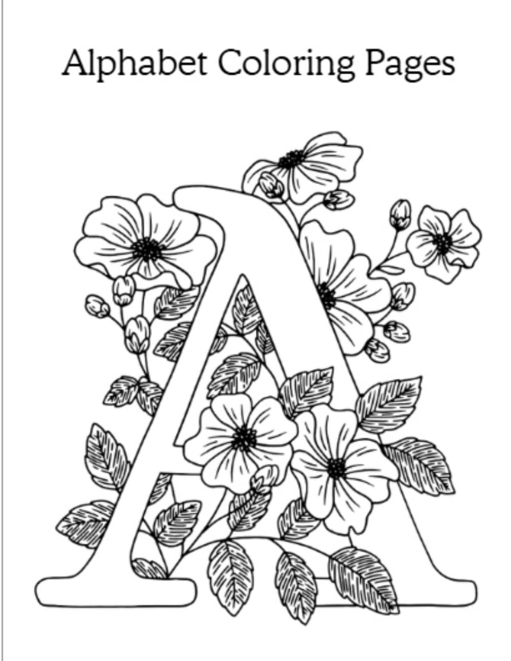 Alphabet Mandala Coloring Pages