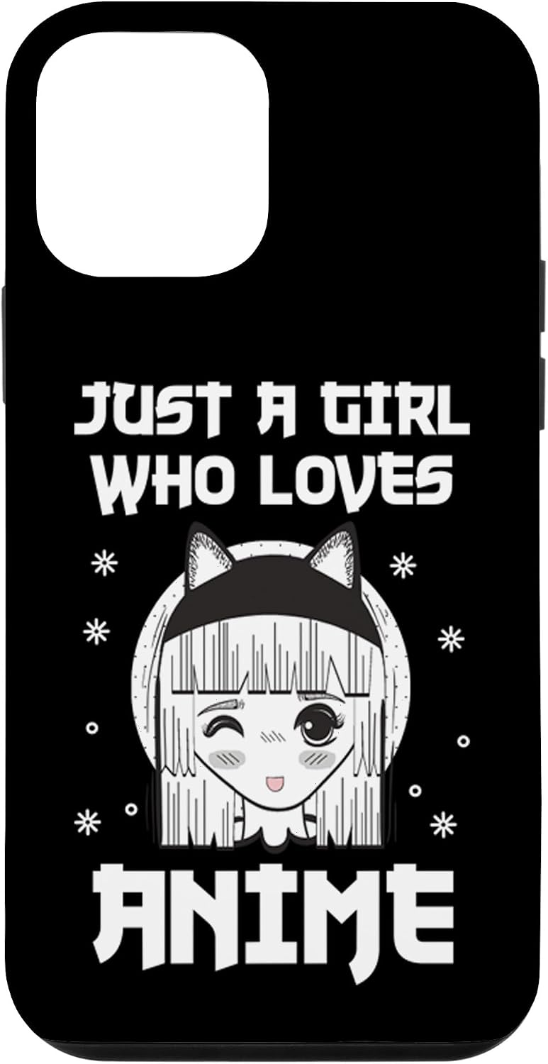 Just A Girl who Loves Anime Funny Case for iPhone 12 mini