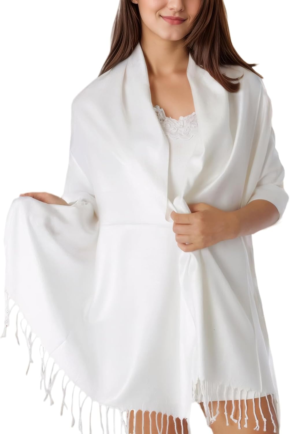 Achillea Soft Silky Pashmina Scarf for Women – Shawl Wrap for Evening Dresses, Bridesmaids, Weddings & Everyday Wear