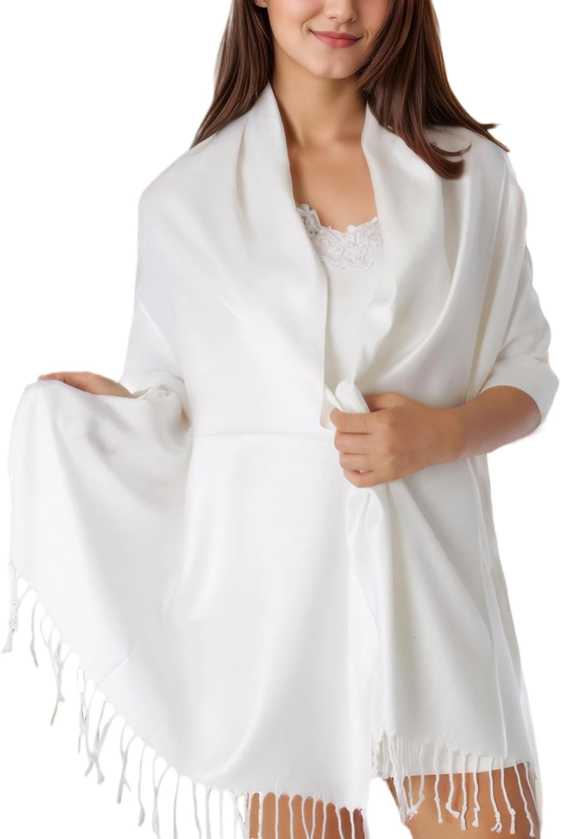 Achillea Soft Silky Pashmina Scarf for Women – Shawl Wrap for Evening Dresses, Bridesmaids, Weddings & Everyday Wear