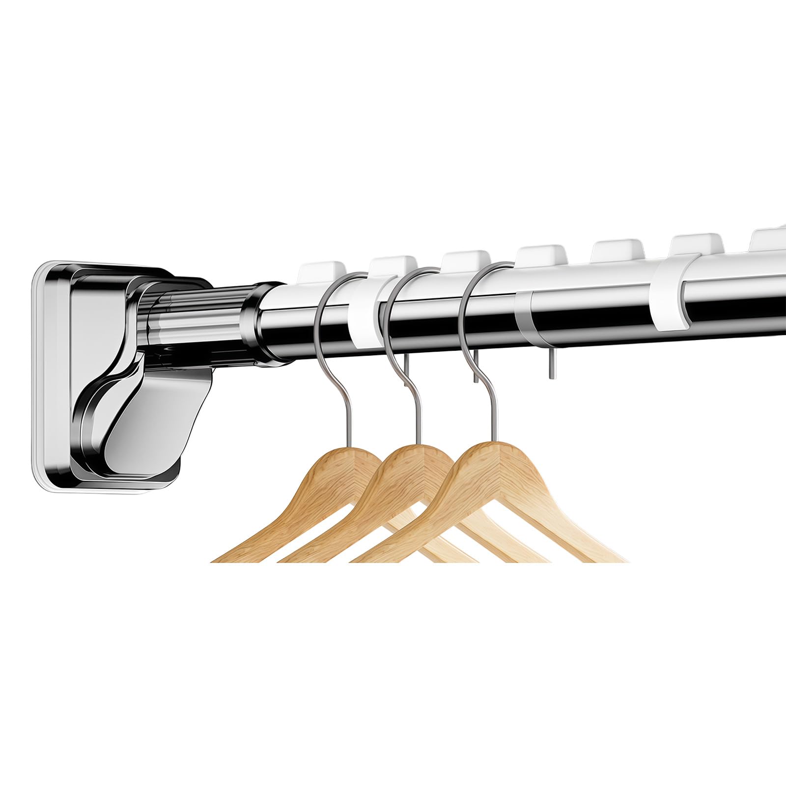 TQUXNGA Weather Resistant Metal Expandable Wardrobe Storage Suitable for High Humidity Environments Rustproof Window Drying Club