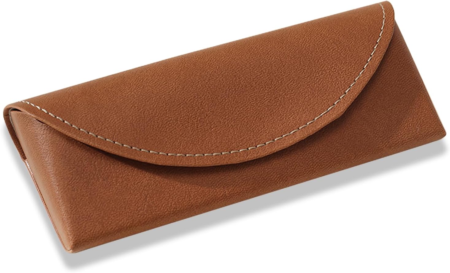 LJCZKA Glasses Case Hard Shell for Women Men, Magnetic Eyeglasses Case PU Leather with Cleaning Cloth for Travel School