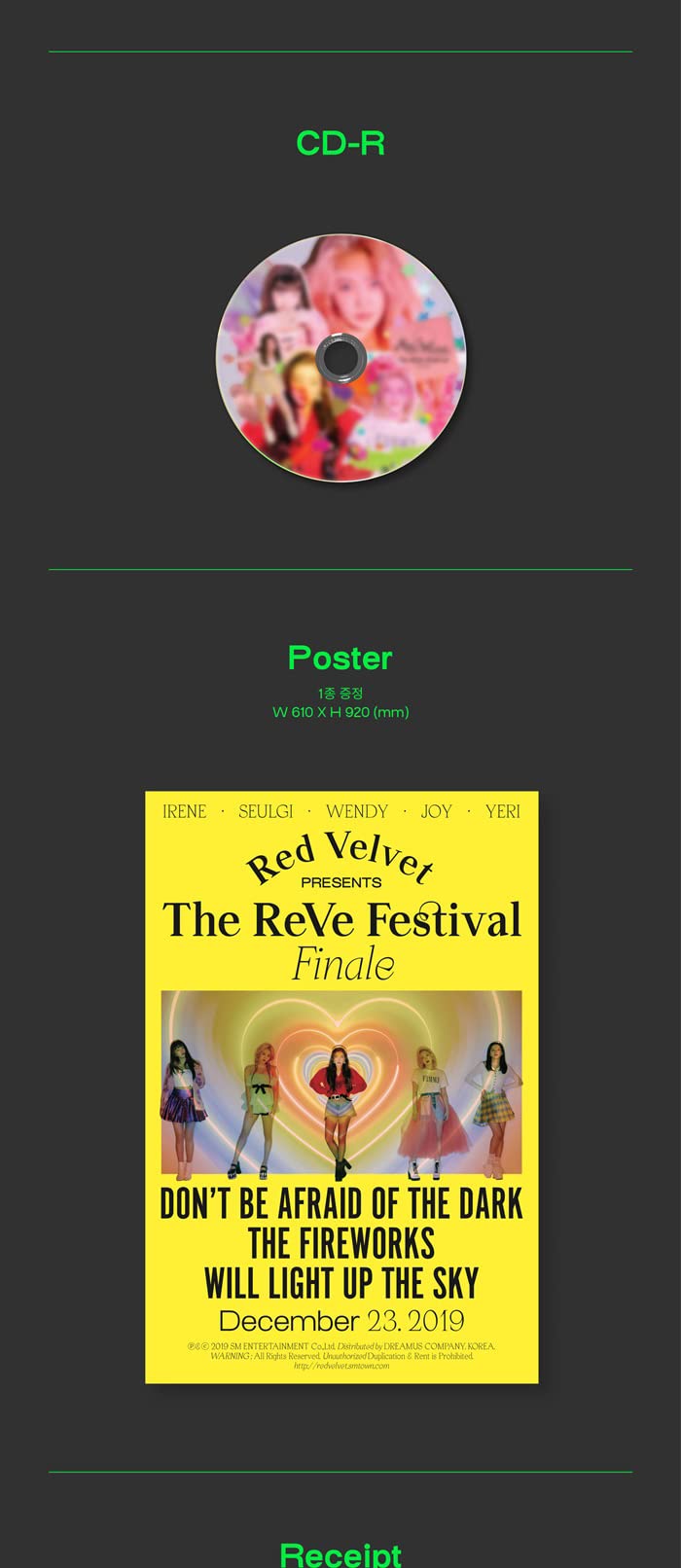 Amazon.com: Red Velvet 'The Reve Festival Finale' Repackage Album