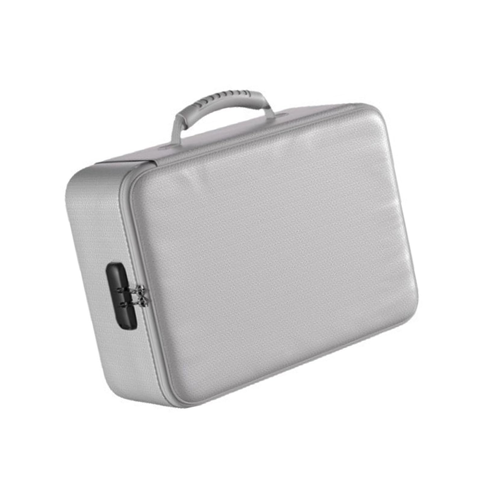 Geavonyg Compacts File Carriers Flame Retardant Waterproof Document Box for Easy Carrying and Protecting Sensitive Documents Resistant File Box