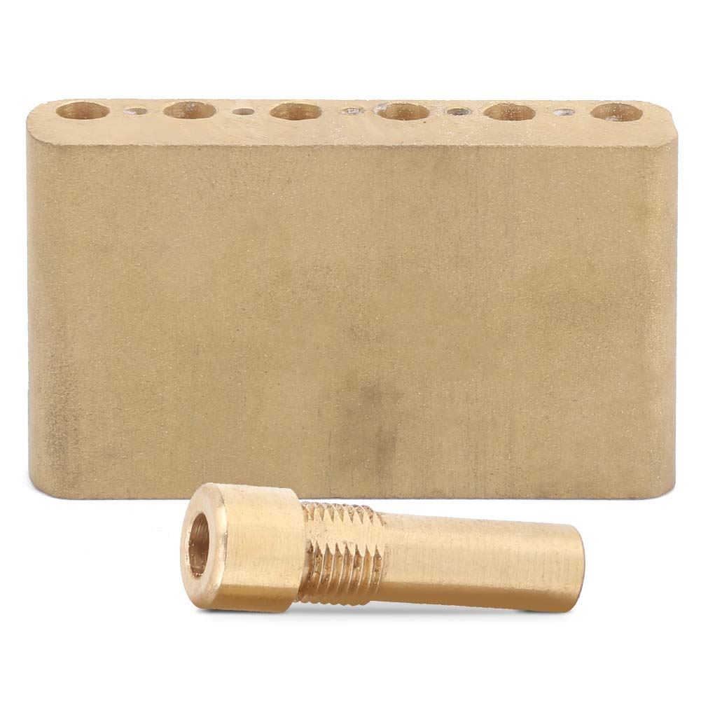 Bloque de Trémolo de Guitarra en Latón, de Puente Trémolo con Barra Whammy, Fácil Instalación para Reemplazo de Partes de Guitarra, Músicos