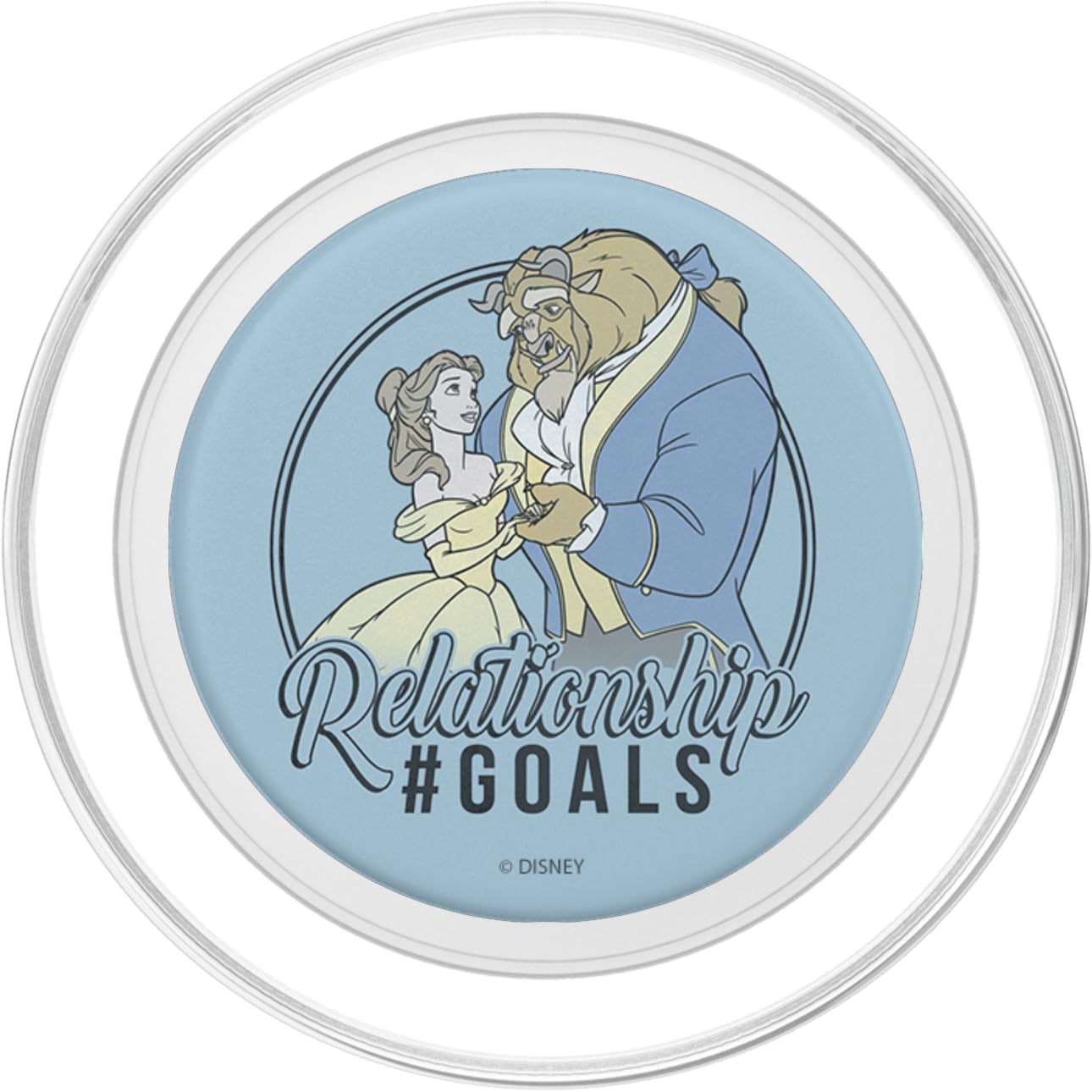 Disney Beauty And The Beast Relationship Goals PopSockets MagSafe PopGrip for iPhone