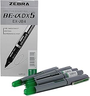 Zebra DX5 0.5 Direct Ink Roller (Green)- Set of 10