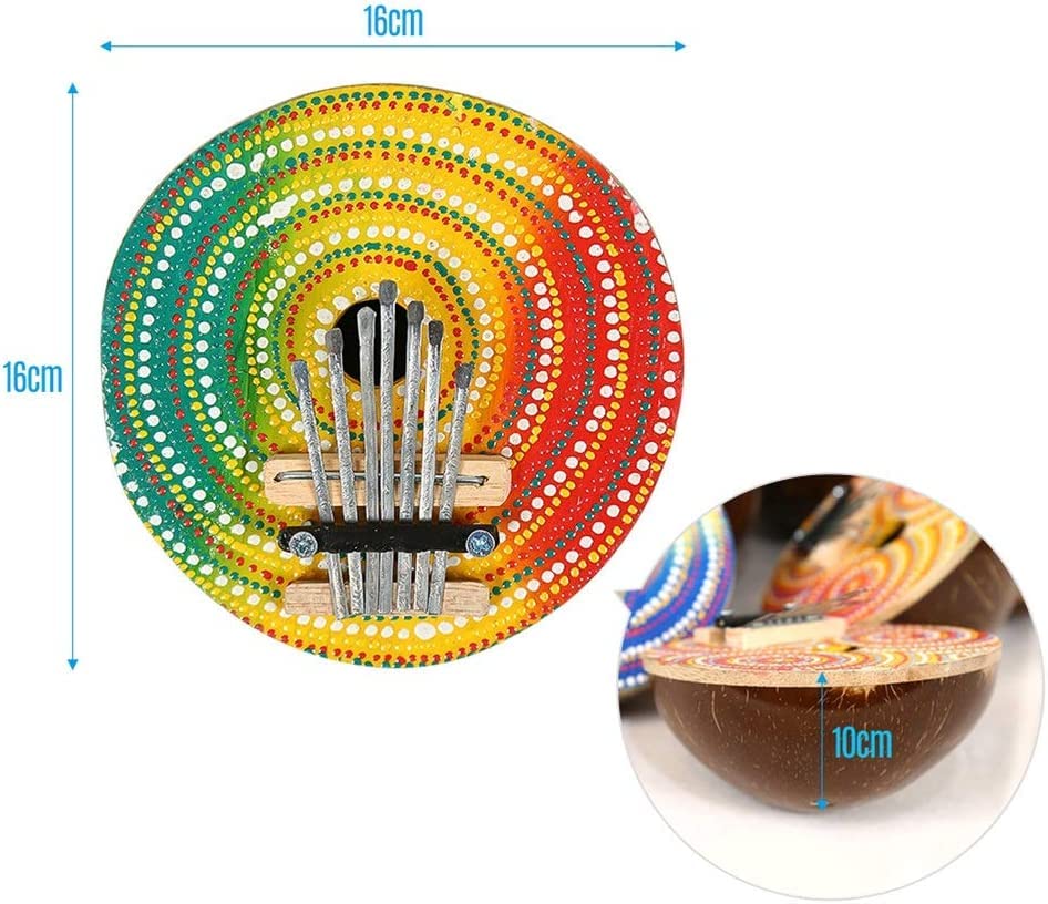 Mini Doigt Kalimba Pouce Piano 7 Touches Coloré Pouce Piano Kalimba Doigt Piano Noix De Coco en Métal Matériel… - Les Beatles, Paul McCartney, John Lennon, RIngo Starr, George Harrison Mini Doigt Kalimba Pouce Piano 7 Touches Coloré Pouce Piano Kalimba Doigt Piano Noix De Coco en Métal Matériel… – Image 3