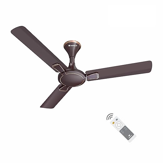 Havells Milor Decorative BLDC 1200mm Energy Saving with Remote Control 5 Star Ceiling Fan (Dusk, Pack of 1) at Rs. 4148