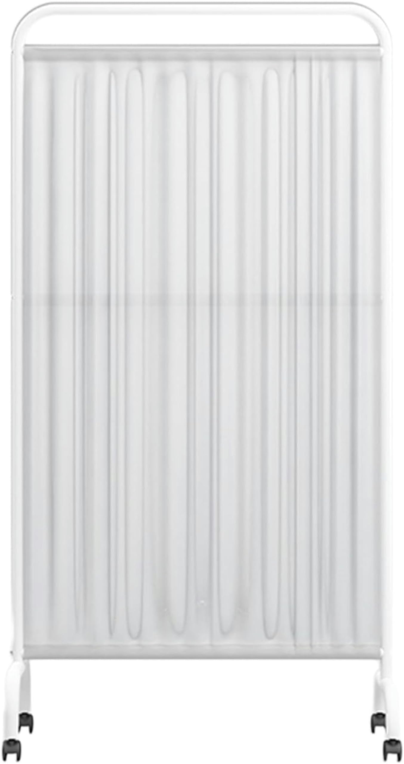 Cloison de séparation mobile en tissu pliable à roulettes pour espace médical