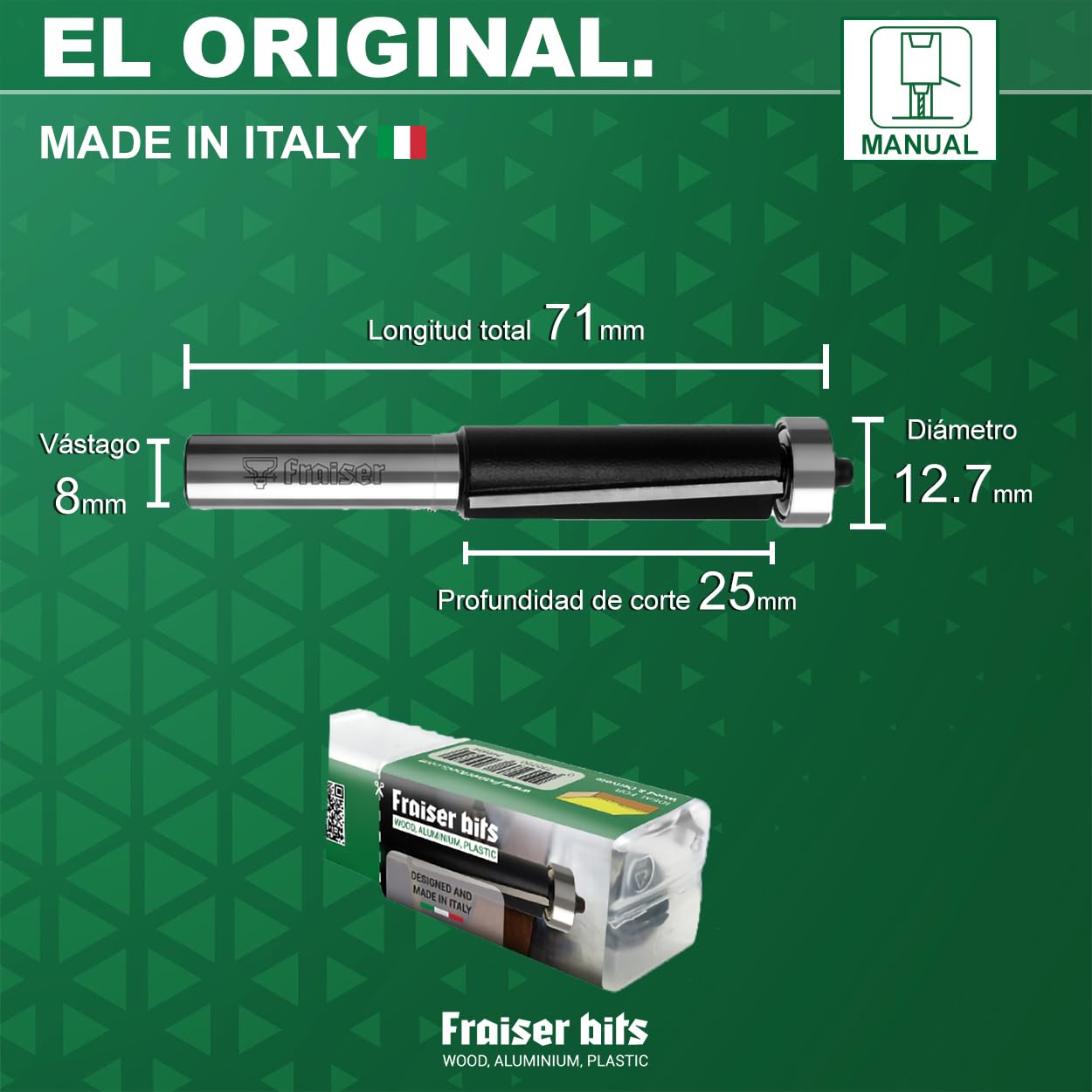 Fraiser - Fresas para recortar - D 12.7 / I 25 / S 8