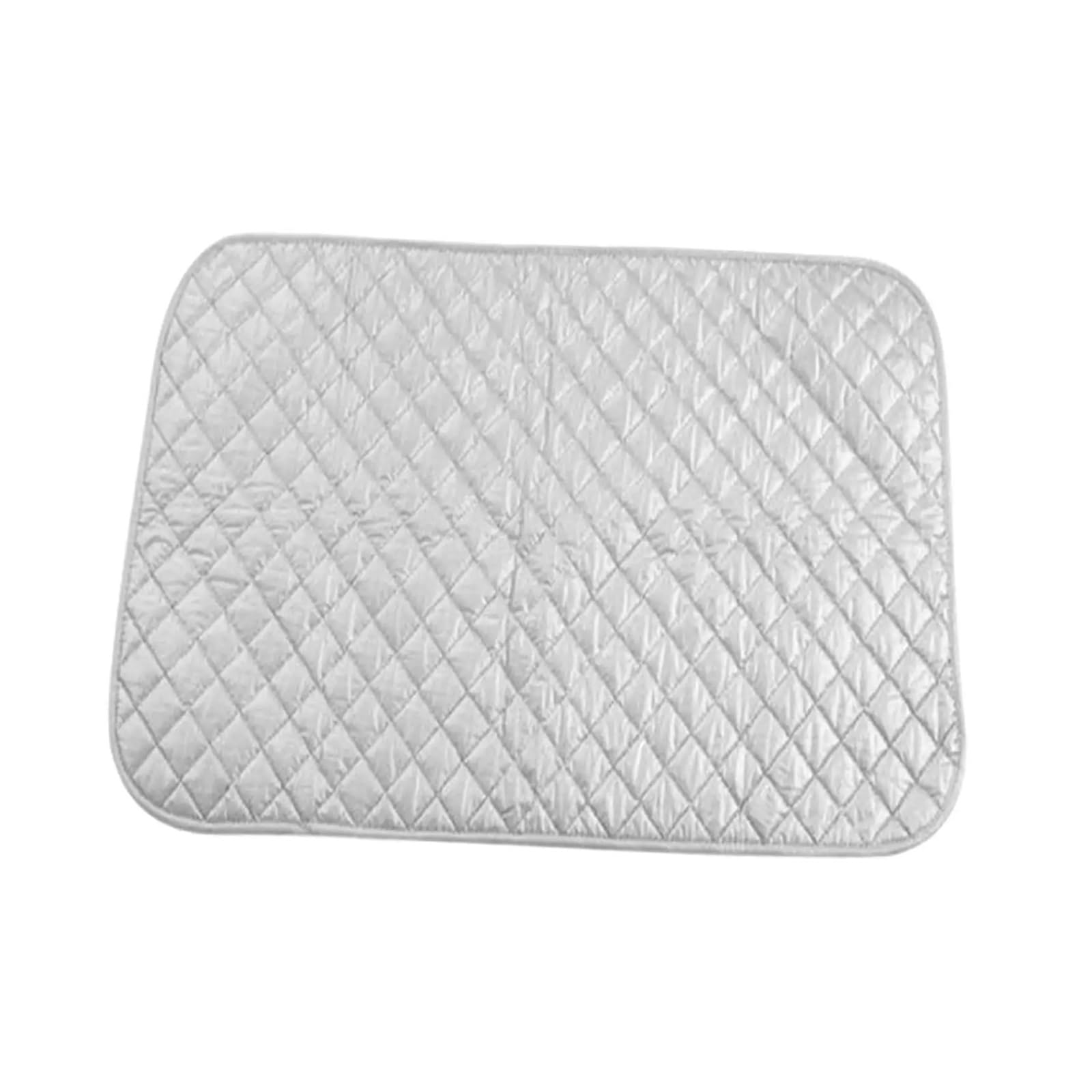 Stiro da Tavolo, Tappetino da Stiro, Coperta Spessa, ASSE da Viaggio Trapuntata, Piano da Tavolo Alternativo, Dimensioni Multiple(60cmx55cm)