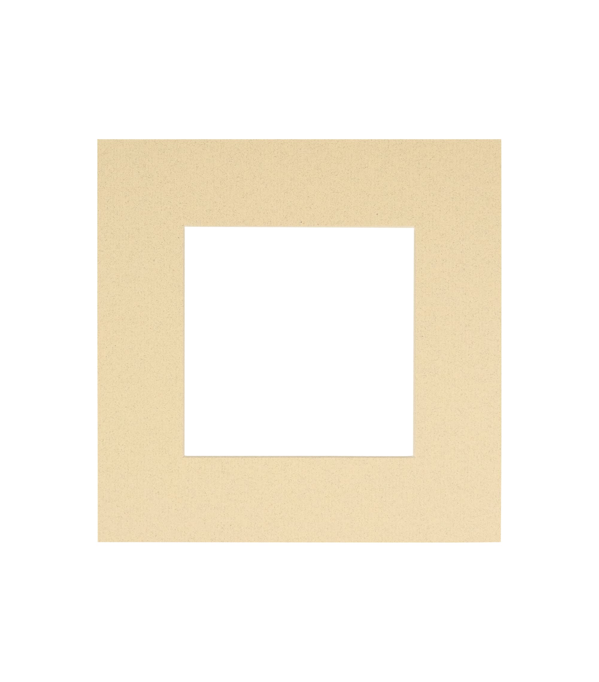 CountryArtHouse Tan Acid Free 12x12 Square Picture Frame Mat with White Core Bevel Cut for 8x8 Pictures - Fits 12x12 Frame - Pack of 1 Matboard Show Kit with Acid Free Backing & Clear Bag-image-22