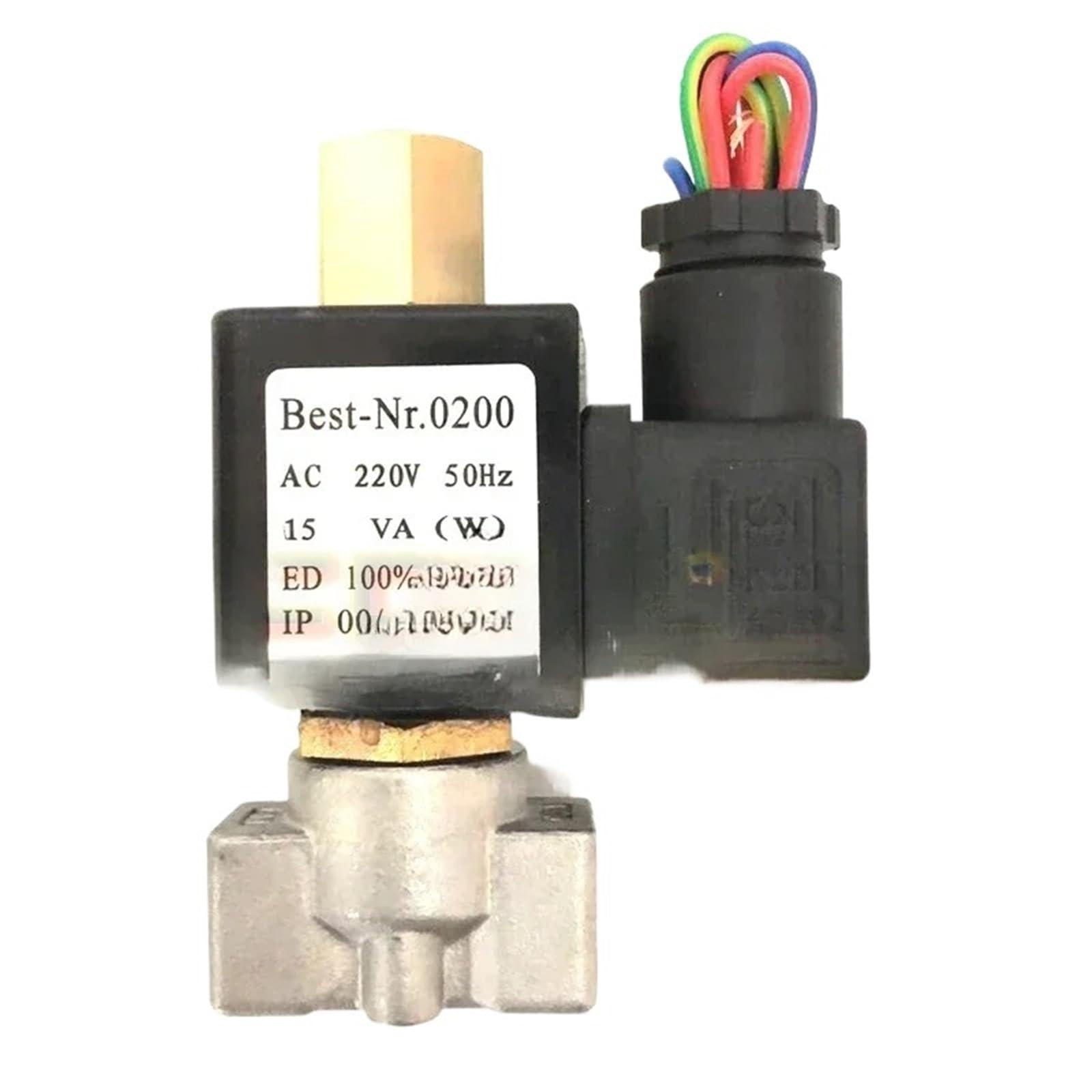 Électrovanne 2 voies VX2120-08-SS-NO 1/4 ouverte inox 220V