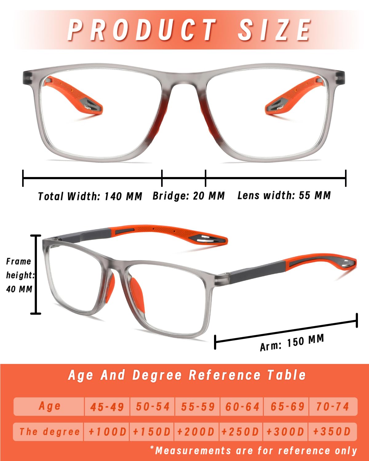 Hubeye 5 Pares Gafas de lectura deportiva para mujeres y hombres ultraligeras anteojos de lectura gafas anti luz azul 1.50