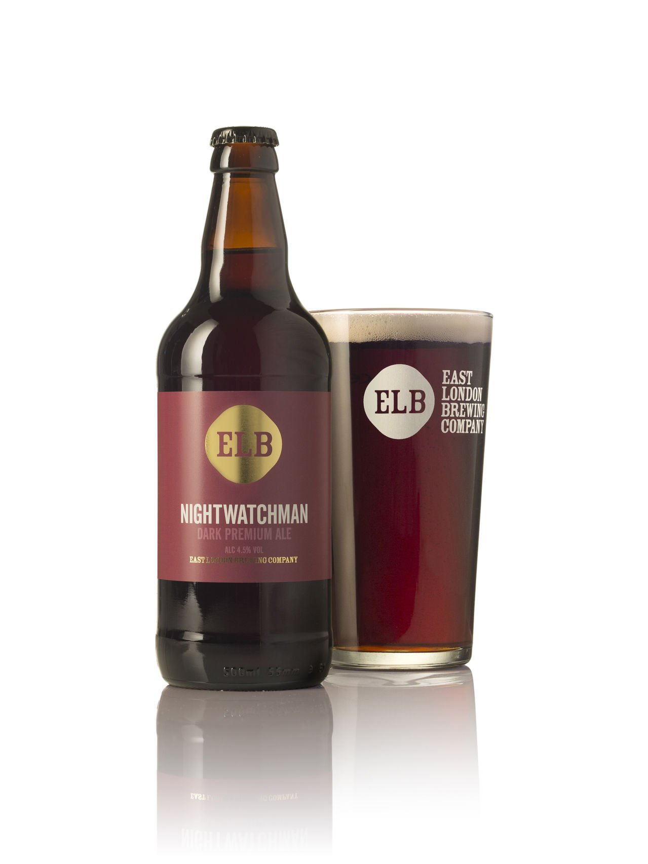East London Brewing CompanyEast London Brewing Company Nightwatchman Dark Premium Ale, 500ml