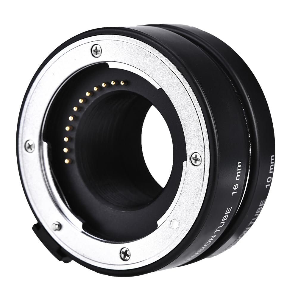 Juego de Tubos de extensión Macro de Enfoque automático de 10 mm + 16 mm para cámaras DSLR (DG-1N)