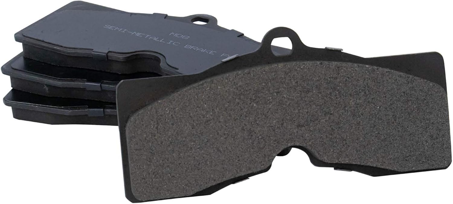 TRQ Front and Rear Brake Pads Semi Metallic Compatible with 1965-1982 Chevrolet Corvette